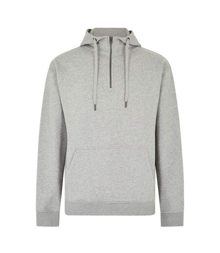Sweat À Capuche Homme Gris Chiné Kustom Kit