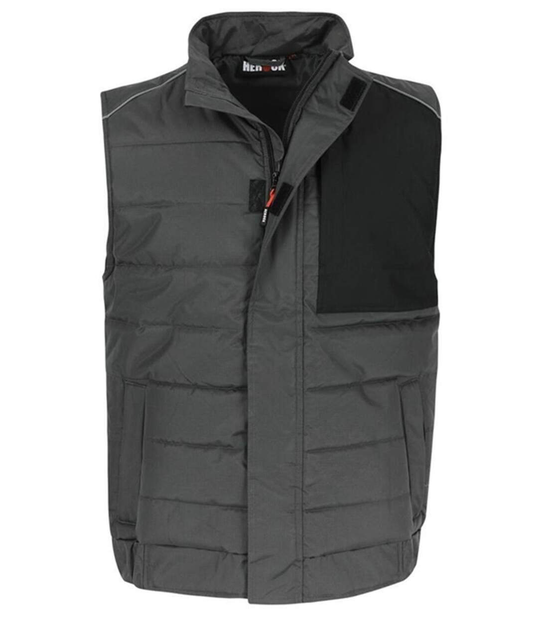 Bodywarmer de travail matelassé - Homme - HK220 - gris anthracite-2