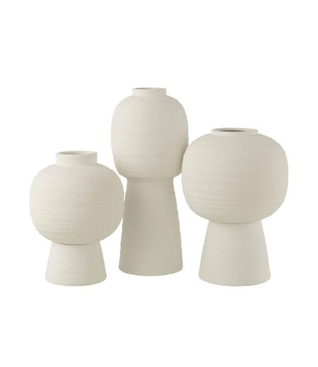 Vase Lanterne Déco Russel 50cm Blanc