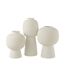 Vase Lanterne Déco Russel 50cm Blanc-2