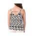 Débardeur blanc/noir à motifs femme only nova life paris-2