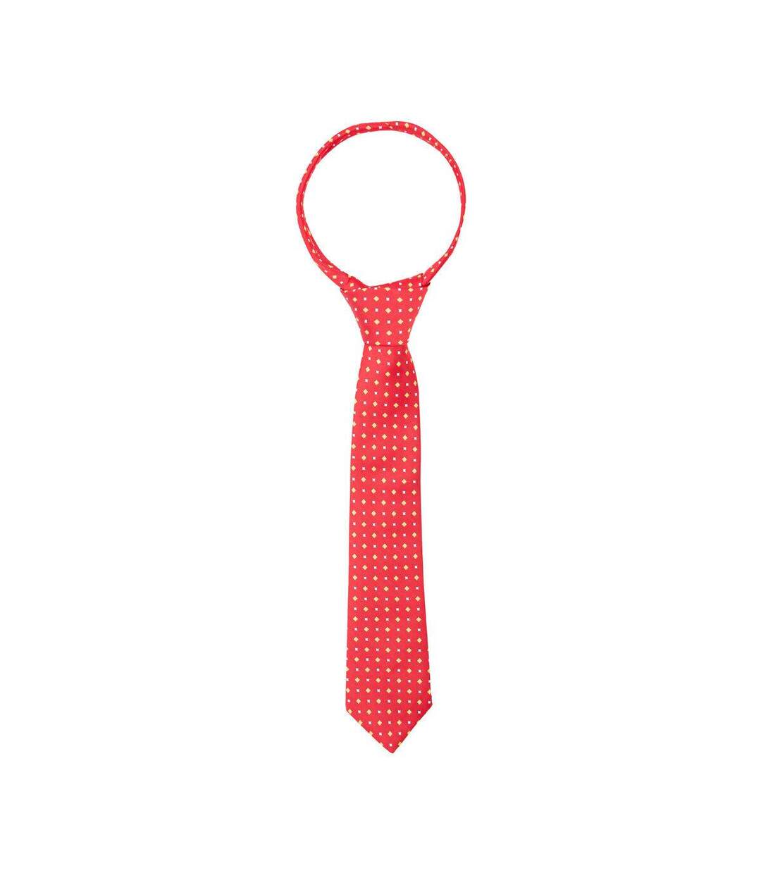 Unisex Adult Diamond Show Tie One Size Red Gold Supreme Products-1