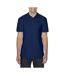 Gildan Softstyle Mens Short Sleeve Double Pique Polo Shirt (Navy)