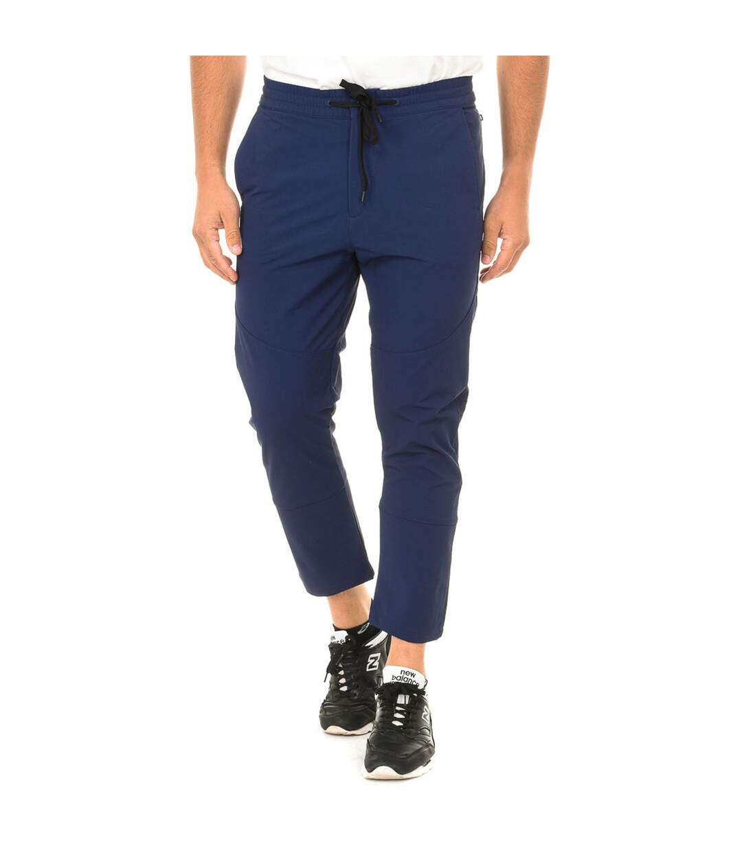 Pantalon de survêtement long pour hommes avec cordon réglable NP0A4E8A-1