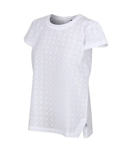 T-shirt jaelynn femme blanc Regatta