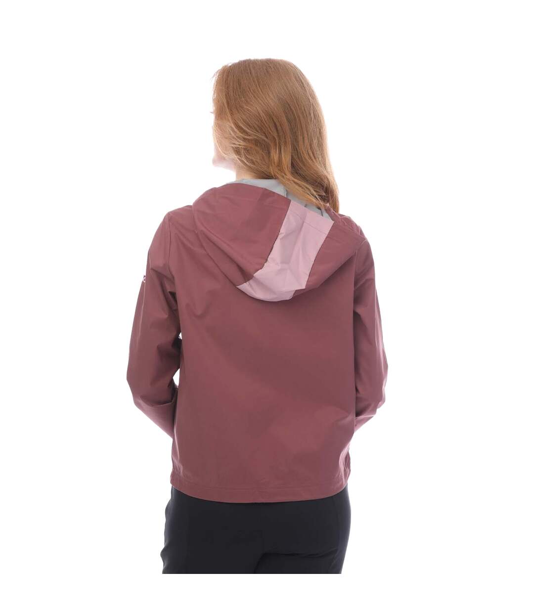Womens/ladies provisional golf jacket burgundy Adidas-2