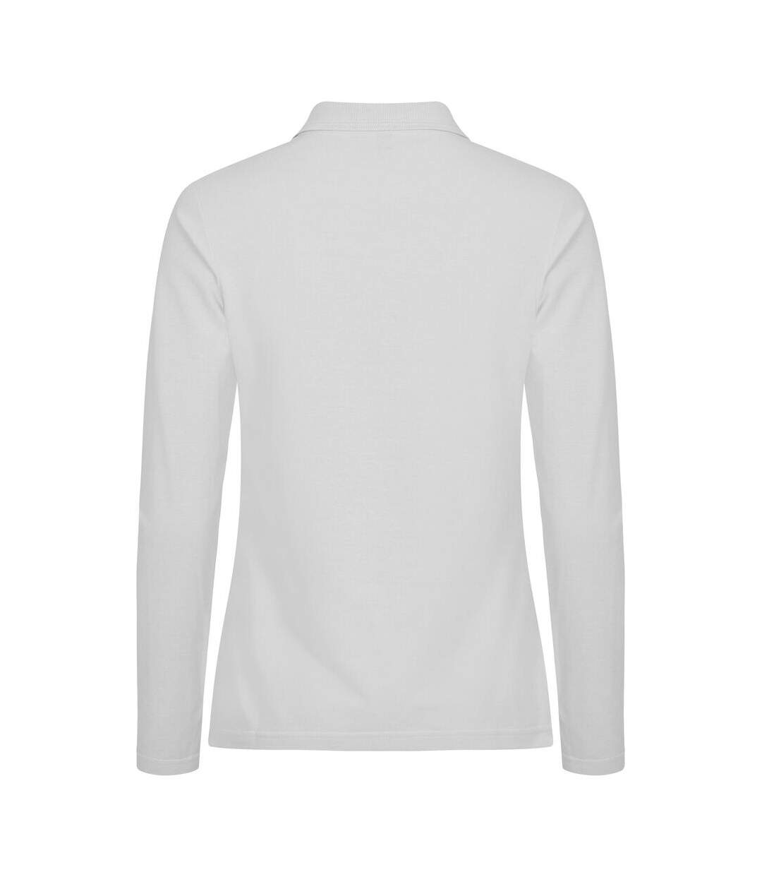 Polo Manches Longues Manhattan Femme Blanc Clique-2