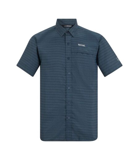 Chemise Manches Courtes Motif/style Triangle Mindano Homme Bleu De Chine Regatta
