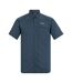 Chemise Manches Courtes Motif/style Triangle Mindano Homme Bleu De Chine Regatta-2