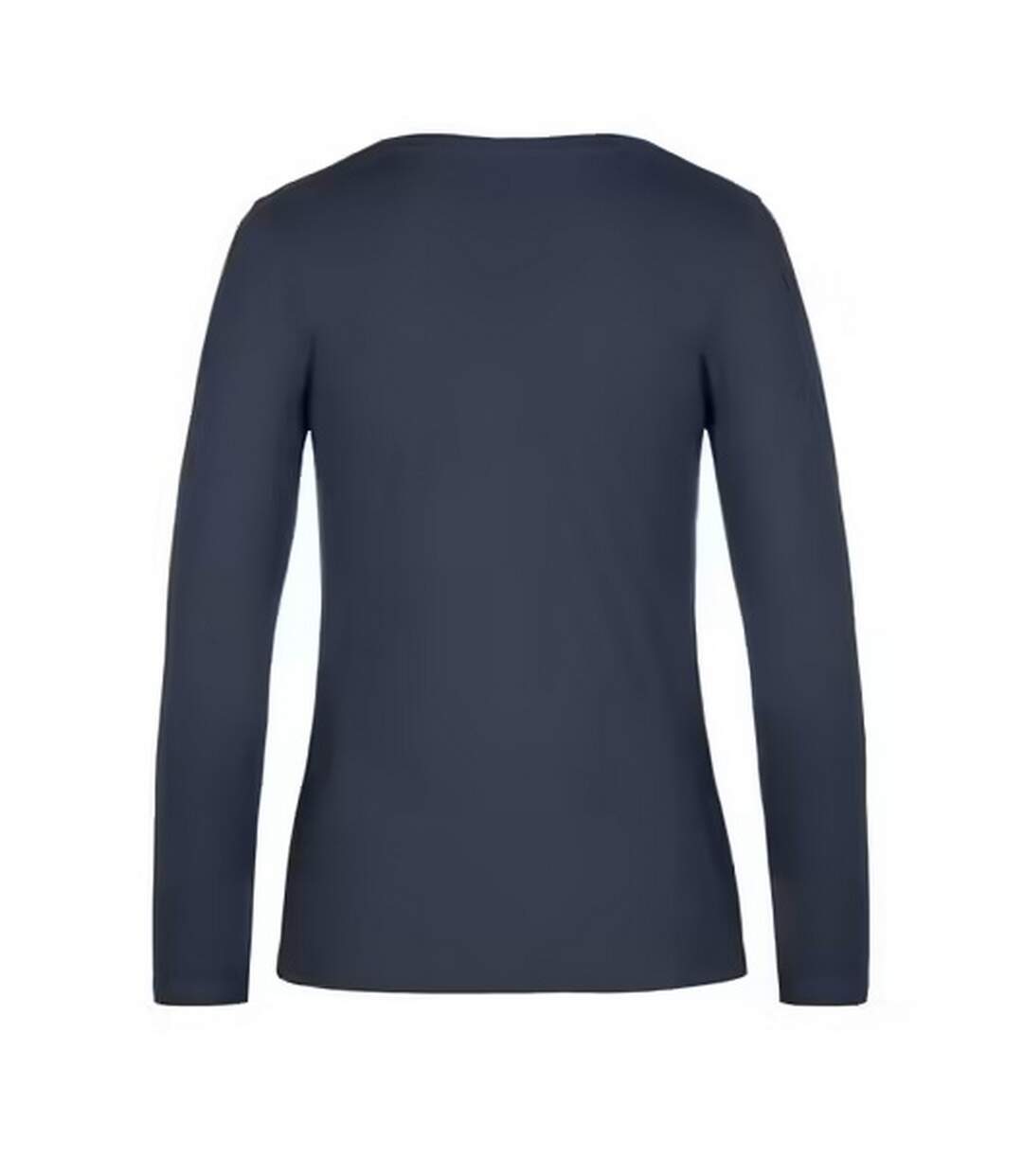 T-shirt Manches Longues #e190 Femme Bleu Marine B&C-2