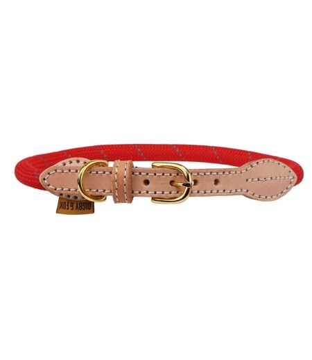 Digby & Fox - Collier pour chiens (Rouge écarlate) (L - Neckline: 49 cm-56 cm) - UTER1781