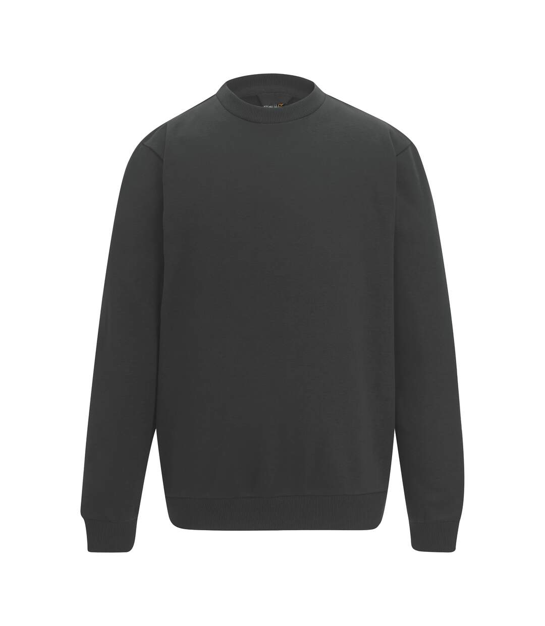 Mens Cotton Sweatshirt Solid Grey Regatta-2