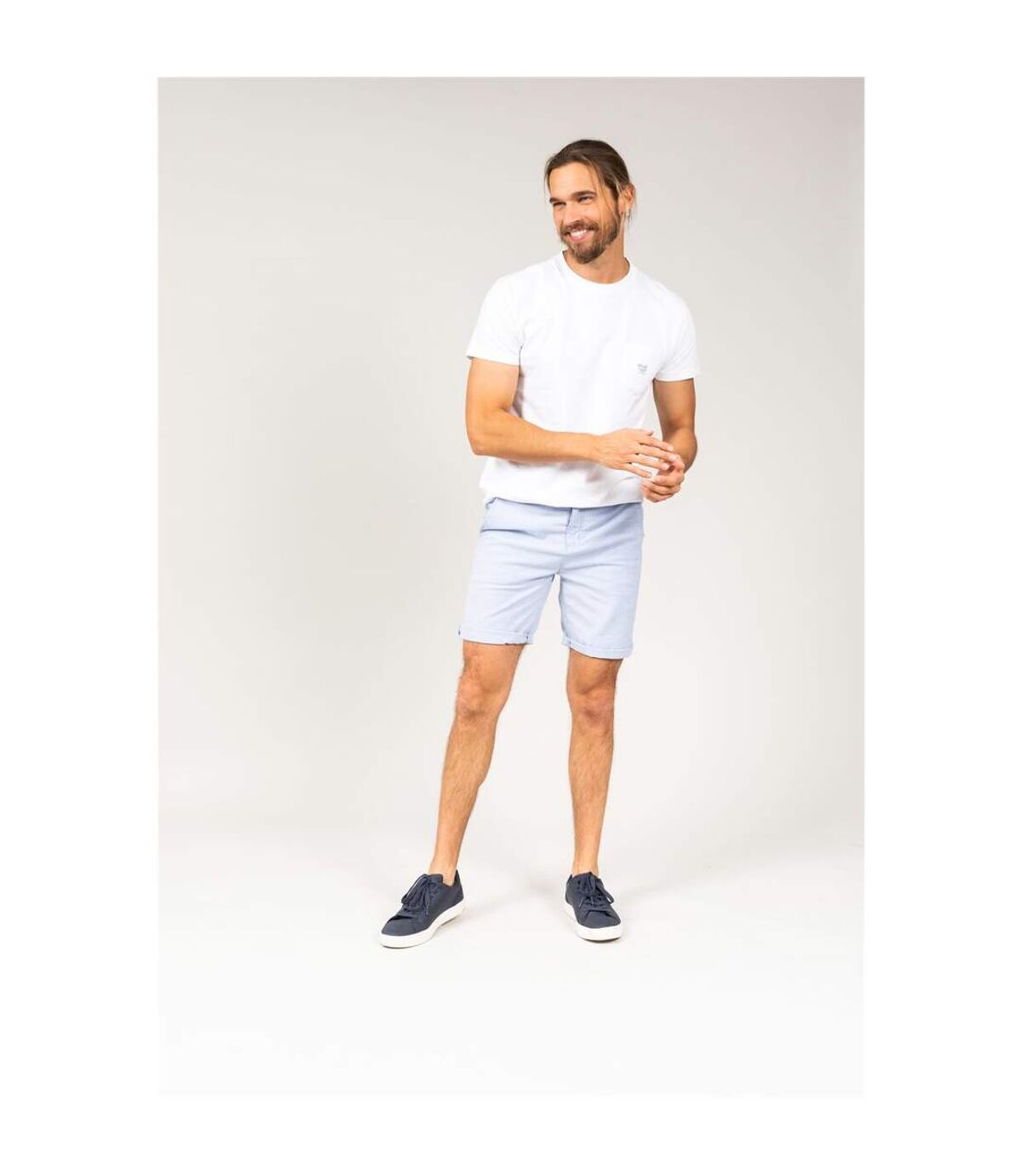 Short chino slim CIRCUS Sky