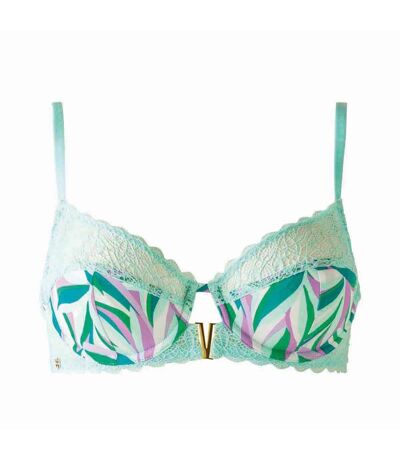 Soutien-gorge corbeille turquoise Anouk