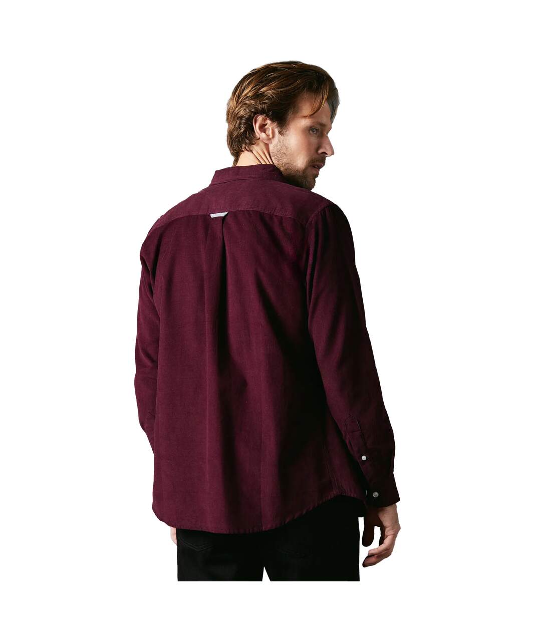 Chemise Manches Longues Homme Bordeaux Maine-2