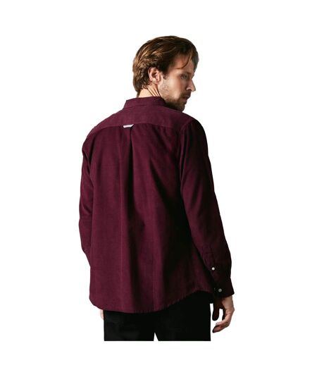 Chemise Manches Longues Homme Bordeaux Maine