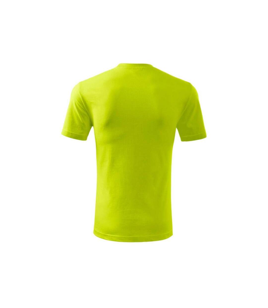 Mens Classic New T-shirt Lime Green Adler-4