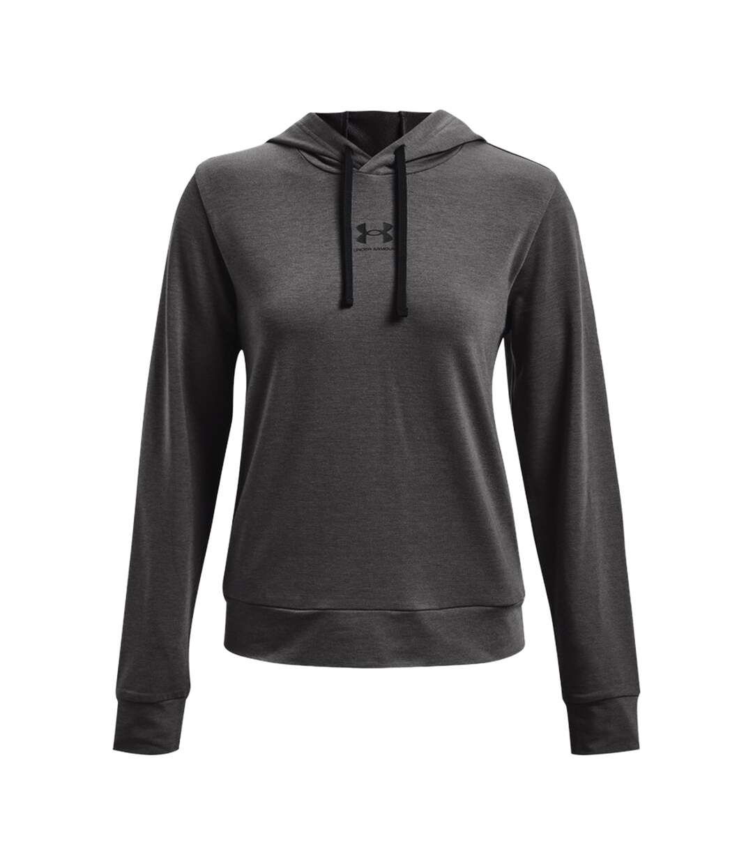Sweat À Capuche Rival Terry Femme Graphite Under Armour-2