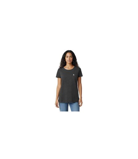 Womens/ladies Fullford Chest Pocket T-shirt Black Jack Wills