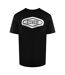 T-shirt Motif/style Logo Basic Homme Noir Diesel-1