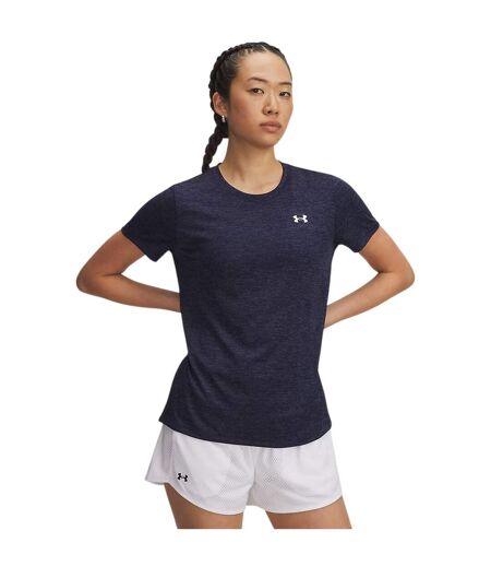 Womens/ladies Twist Short-sleeved T-shirt Midnight Navy Under Armour