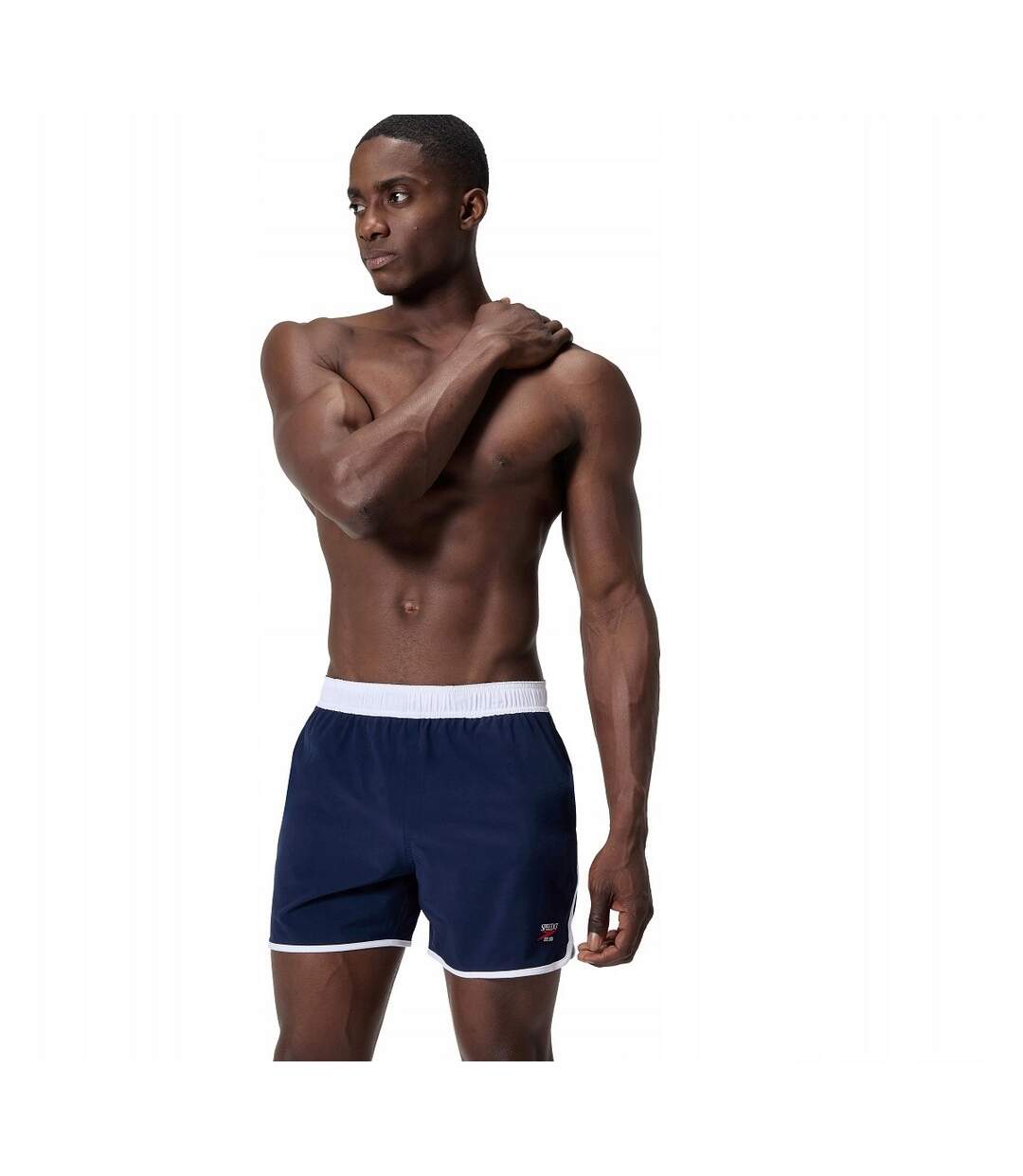 Short De Bain Style Logo Volley Homme Bleu Marine Speedo-1