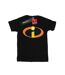 Disney Womens/Ladies The Incredibles Costume Logo Cotton Boyfriend T-Shirt (Noir) - UTBI48837-1