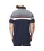 Polo marine/blanche/rose homme tbs  eltonpol-2