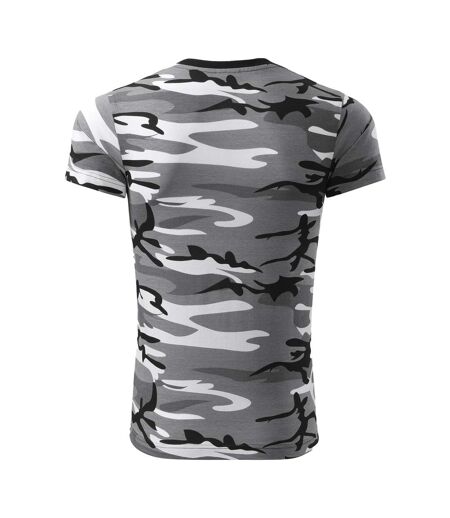 T-shirt Motif/style Camouflage Homme Gris Malfini