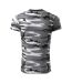 T-shirt Motif/style Camouflage Homme Gris Malfini-2