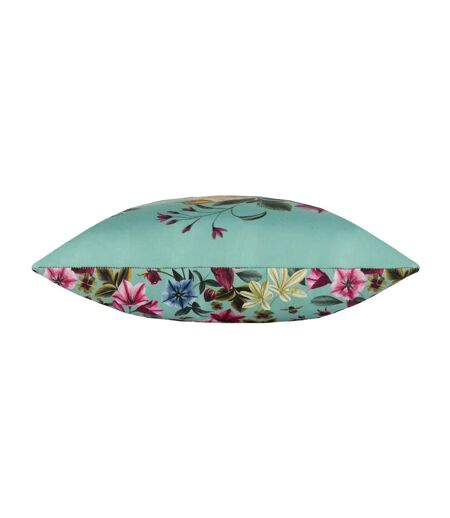 Housse de coussin d'extérieur nature midnight garden taille unique turquoise Wylder
