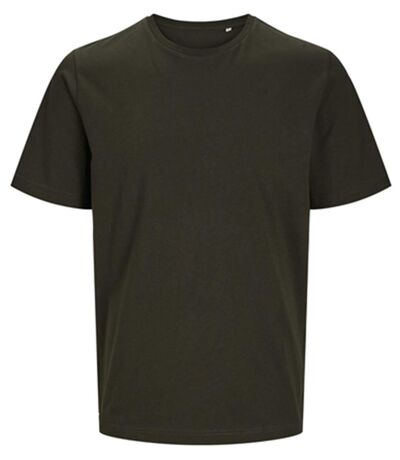 T-shirt manches courtes - JACK&JONES - Unisexe - JJ7526 - vert kaki foncé rosin