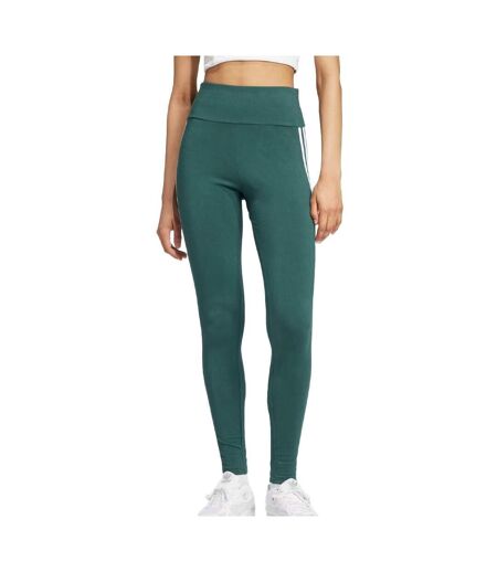 Legging vert femme adidas 3 bandes