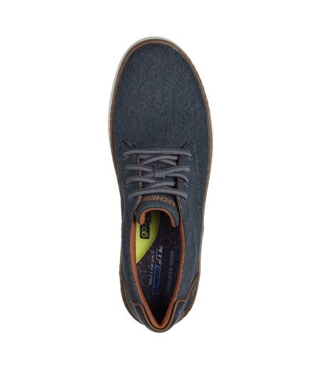 Mens Hyland Ratner Shoes Navy Skechers