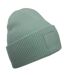 Bonnet Motif/style Écusson Tonal Adulte Vieux Vert Beechfield-2