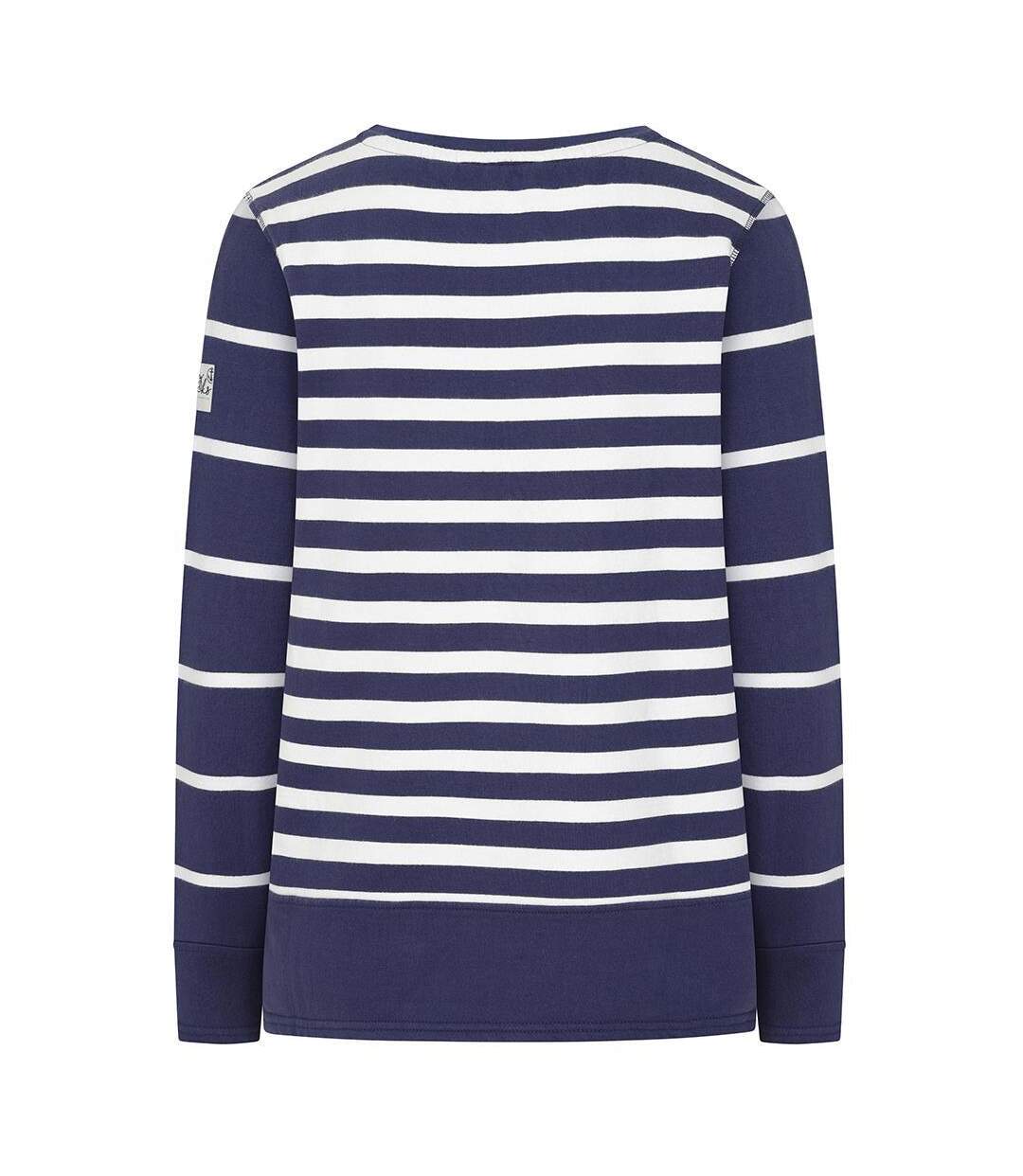 Sweat Motif/style Rayé Femme Lilas Foncé Lazy Jacks-2