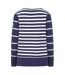Sweat Motif/style Rayé Femme Lilas Foncé Lazy Jacks-2