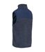 Mens Leafminer Fleece Gilet Navy Melange Trespass-3