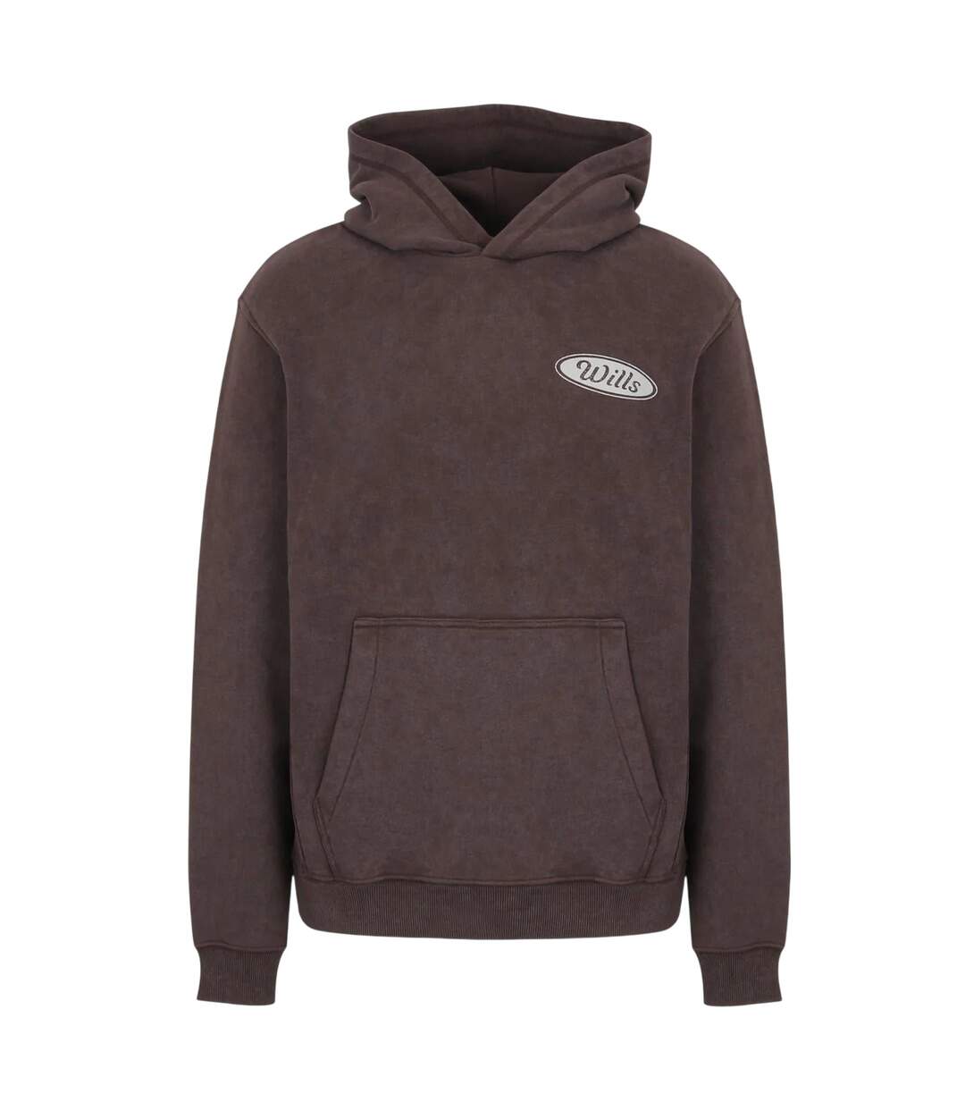 Mens Relaxed Fit Hoodie Black Coffee Jack Wills-1