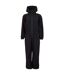 Womens/ladies Veneda Hooded Long-sleeved Jumpsuit Black Timberland-2
