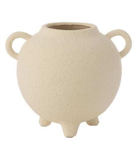 Vase Cruche 2 Anses Dwight 16cm Beige