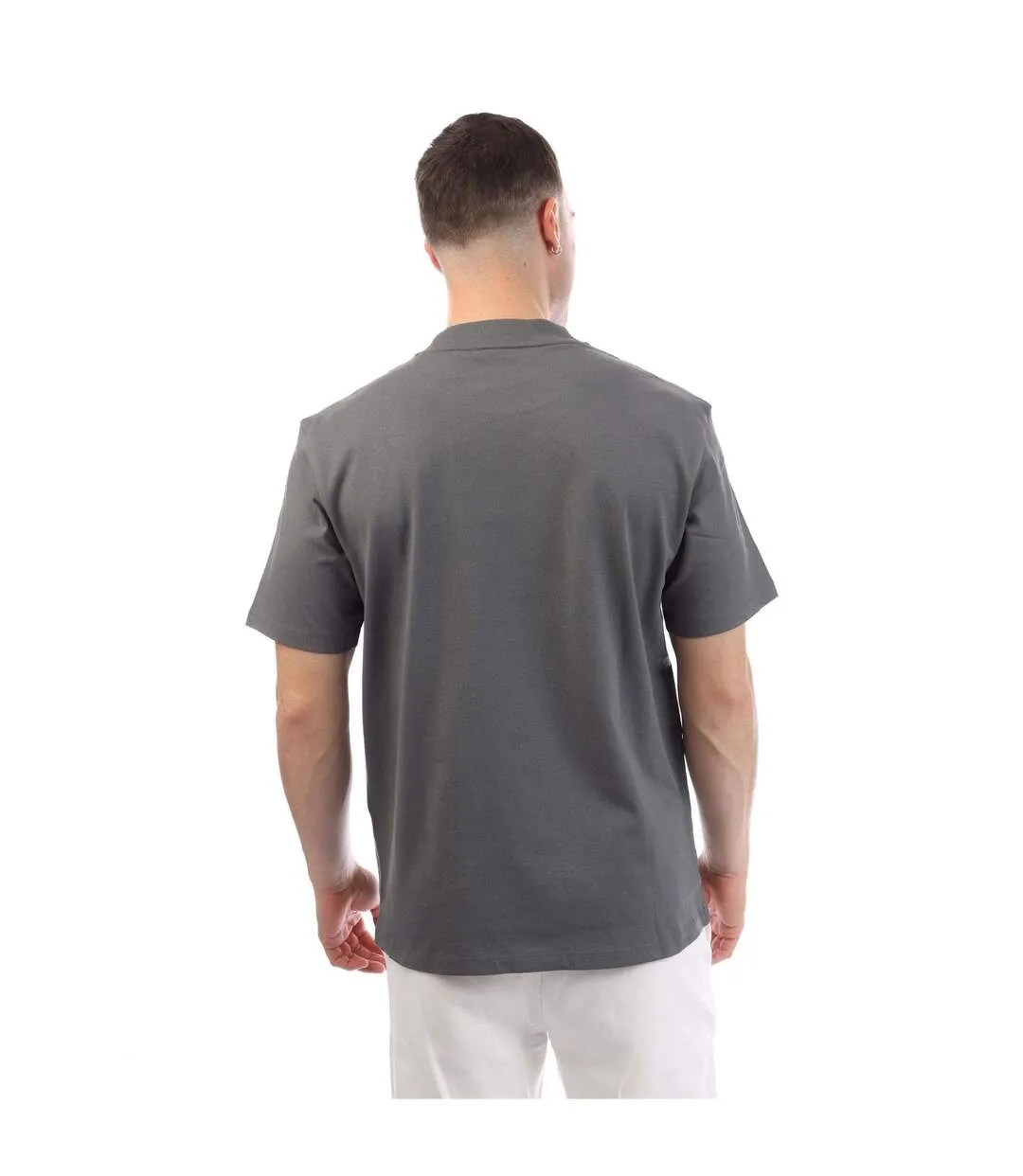 T-shirt Motif/style Logo Imprimé Dapolino Homme Gris Hugo-3