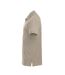 Mens Classic Lincoln Polo Shirt Light Beige Clique-3
