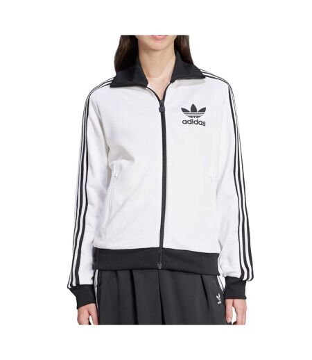 Veste blanche/noire femme adidas classic