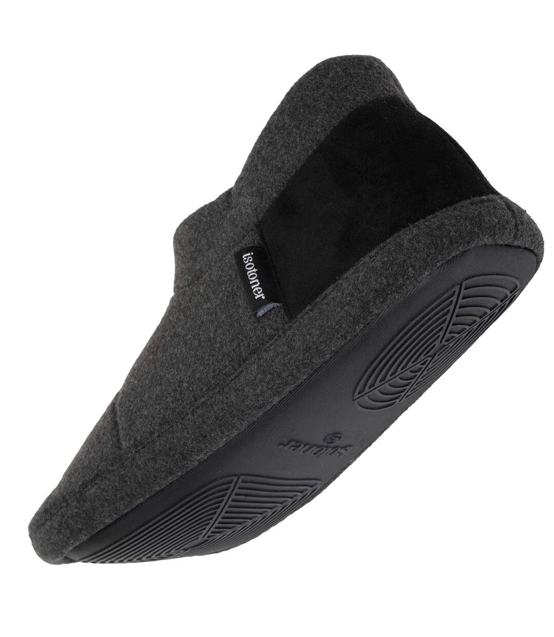 Isotoner Chaussons extra-light Bottillons homme polaire - semelle gomme ultra souple-5