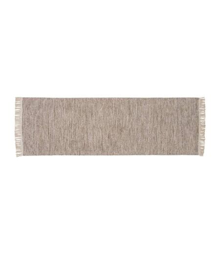 Tapis Design en Laine Cyrus 80x250cm Beige