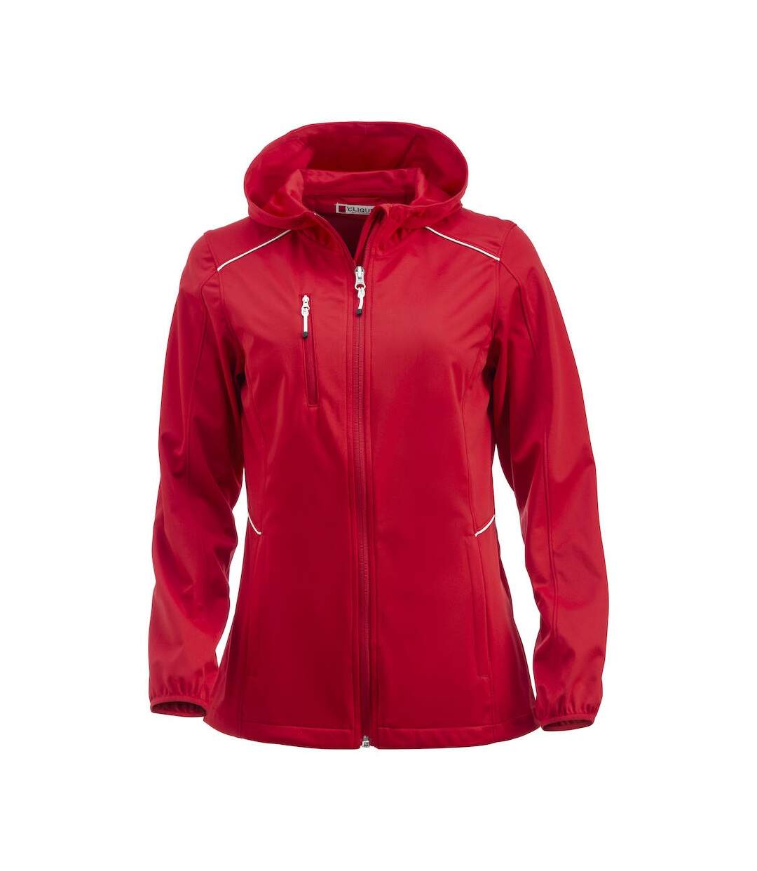 Veste softshell monroe femme rouge Clique-1