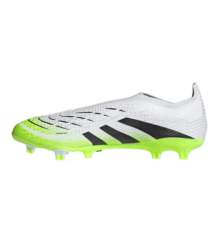 Chaussures De Foot Pour Terrain Ferme  League Homme Blanc Citron Predator