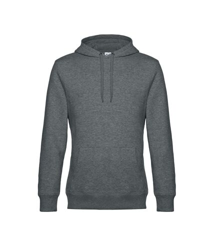 Sweat à capuche king homme gris foncé chiné B&C