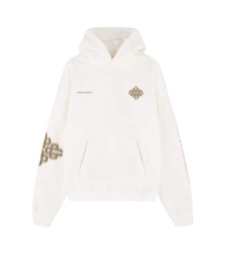 Sweat À Capuche Manches Tombantes Motif/style Imprimé Graphique Adulte Blanc Couture